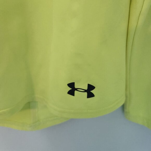 Under Armour Iso-Chill Pullover Hooded Shirt Activewear Womens‎ S Yellow *Read* - Picture 4 of 12